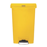 Rubbermaid Slim Jim Front Step-On Pedal Bin 50Ltr - Yellow