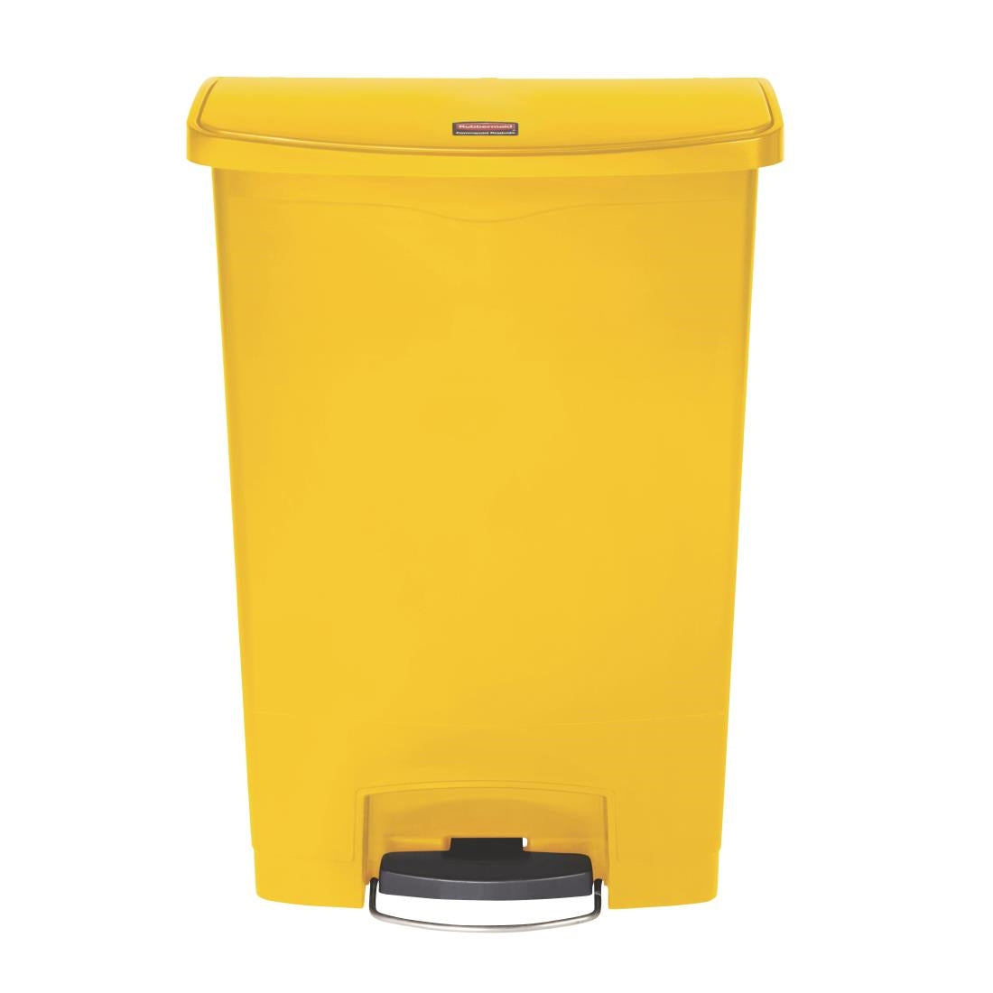 Rubbermaid Slim Jim Pedal Bin Yellow 90Ltr