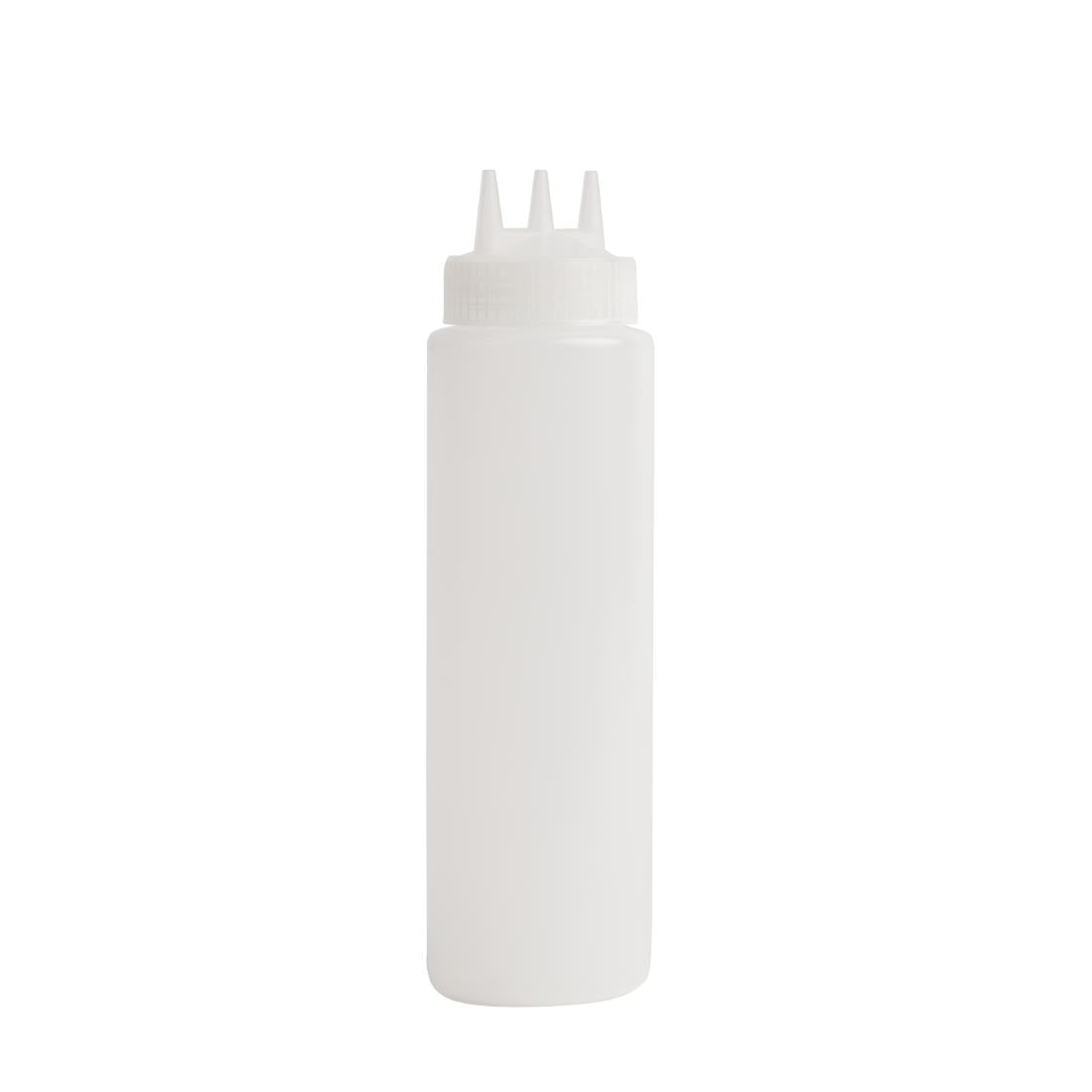 3 nozzle squeeze bottle