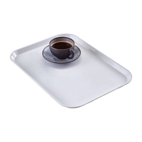 Cambro Camtray Fibreglass Rectangular Tray White 355x457mm