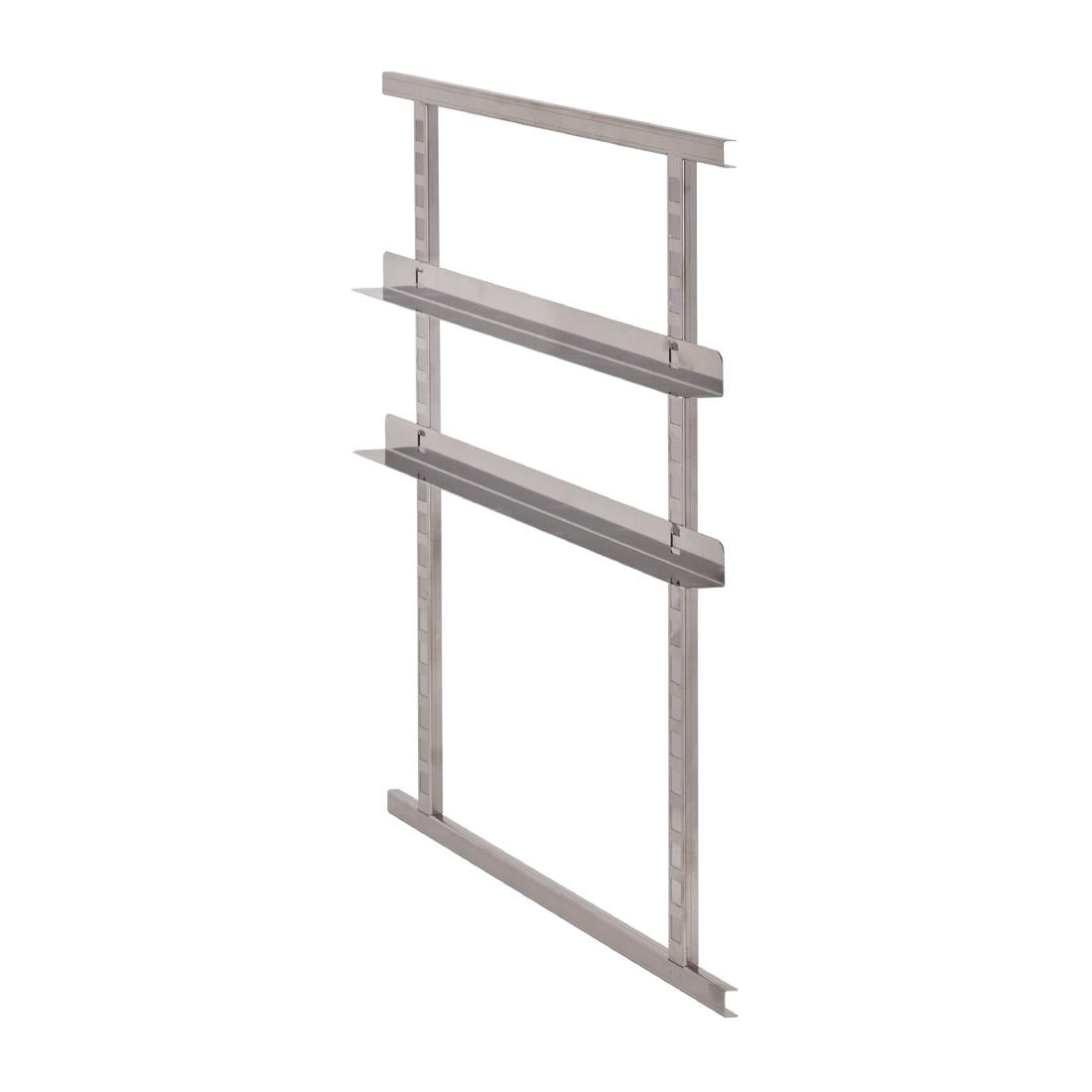 Cambro 4 Stainless Steel Rails & 2 Frames for Front Loading Carrier