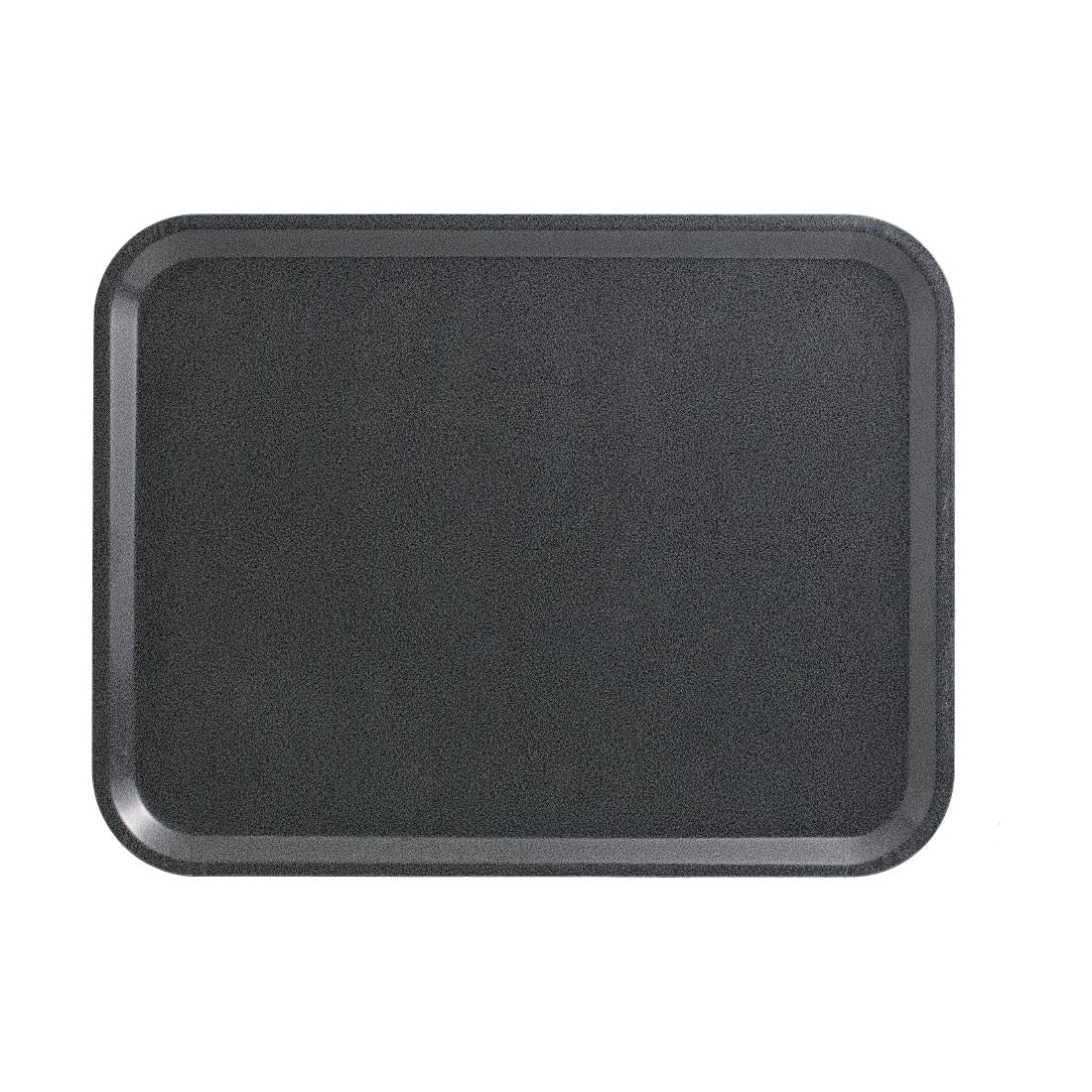 Cambro Capri Tray Charcoal Smooth Surface 340x460mm