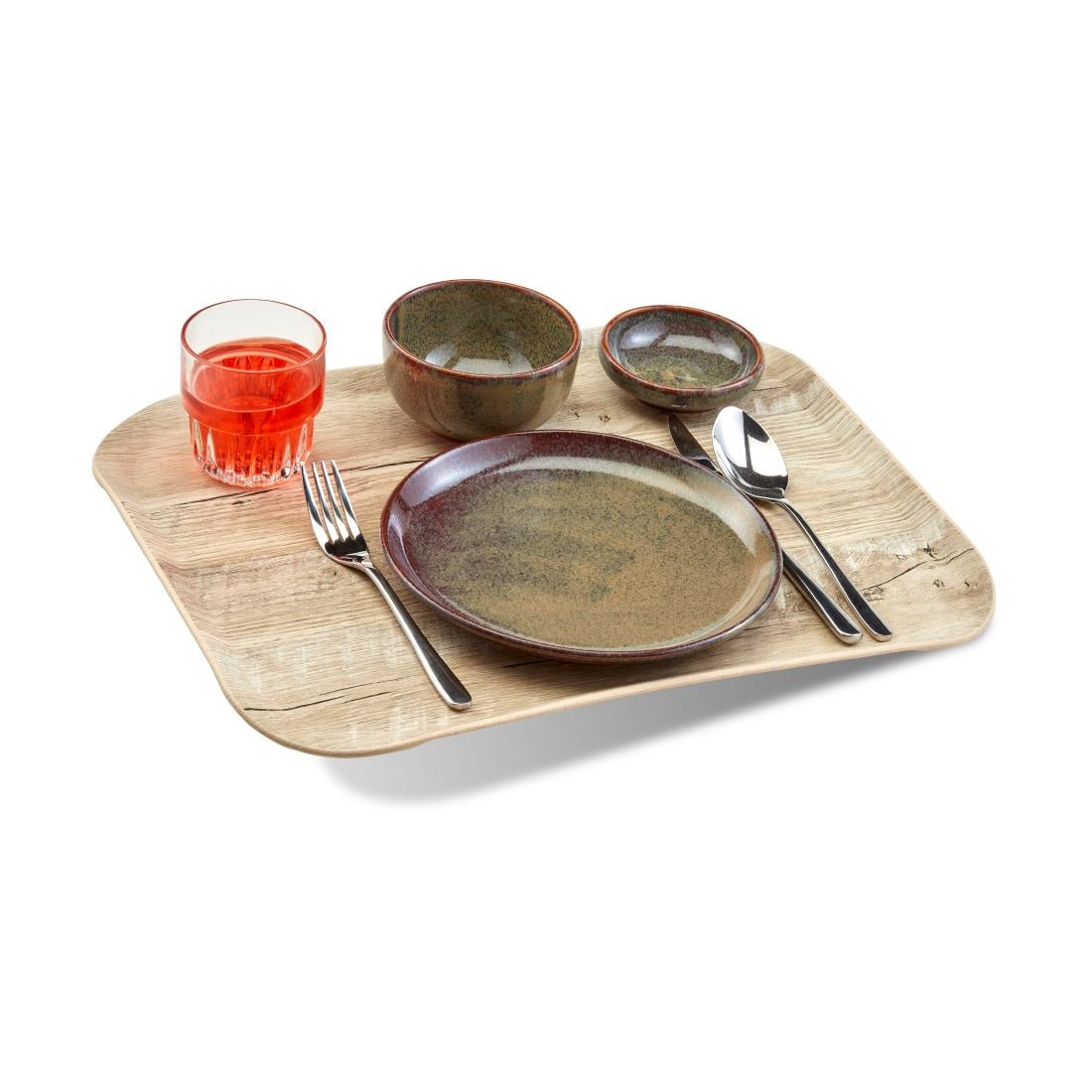 Cambro Versatray Century Non-Slip Light Oak Textured Wood Effect 330x430mm