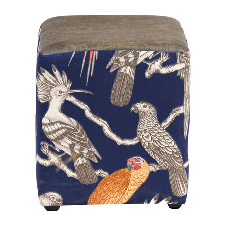 Aviary Cube Ash Stool Marine (2 Pack)