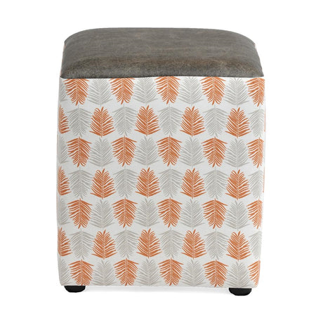 Alfresco Cube Ash Stool Mandarin (2 Pack)
