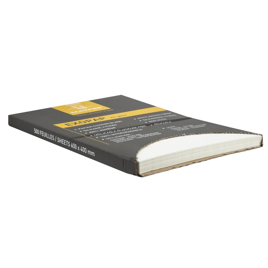 Matfer Bourgeat Exopap Baking Paper 600 x 400mm (500 Pack)