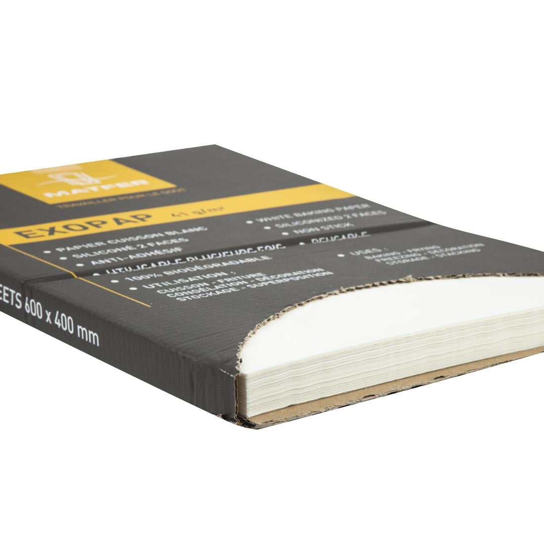 Matfer Bourgeat Exopap Baking Paper 600 x 400mm (500 Pack)