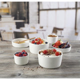 Churchill Super Vitrified Nourish Straight Sided Dip Pots White 75mm (12 Pack)