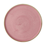 Churchill Stonecast Walled Plates Pink 260mm (6 Pack)