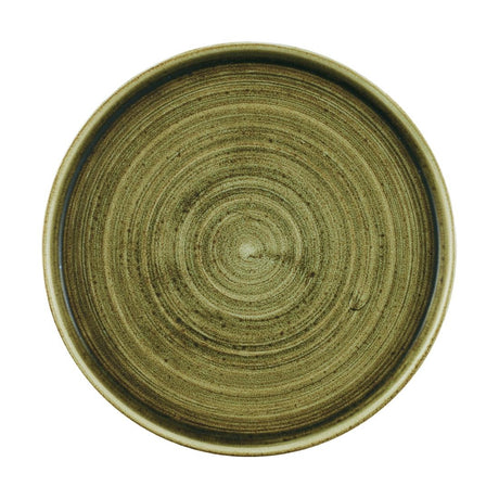 Churchill Stonecast Plume Walled Plates Green 220mm (6 Pack)