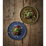 Churchill Stonecast Plume Walled Plates Ultramarine 220mm (6 Pack)