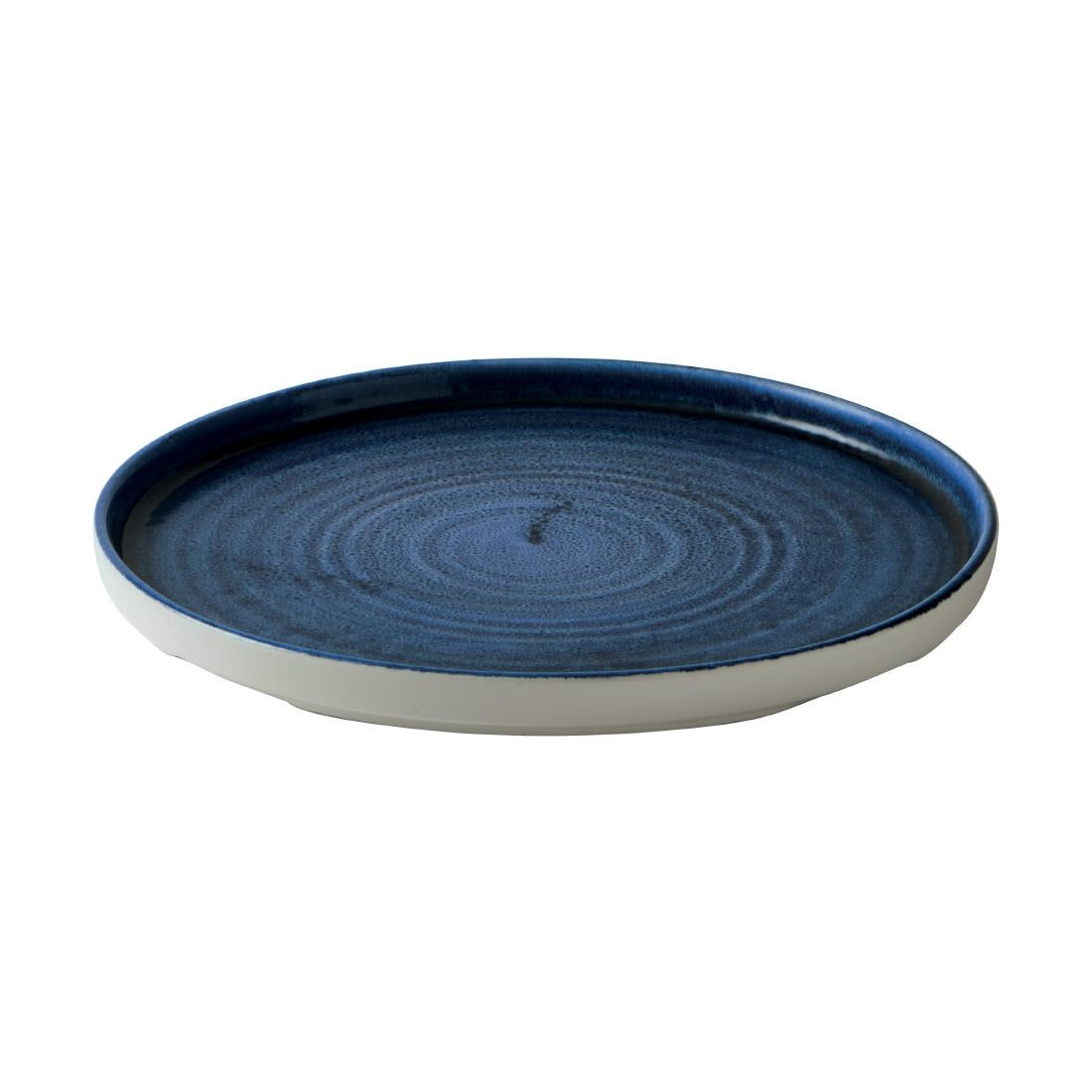 Churchill Stonecast Walled Plates Plume Ultramarine 260mm (6 Pack)
