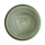 Churchill Stonecast Patina Walled Plates Burnished Green 220mm (6 Pack)