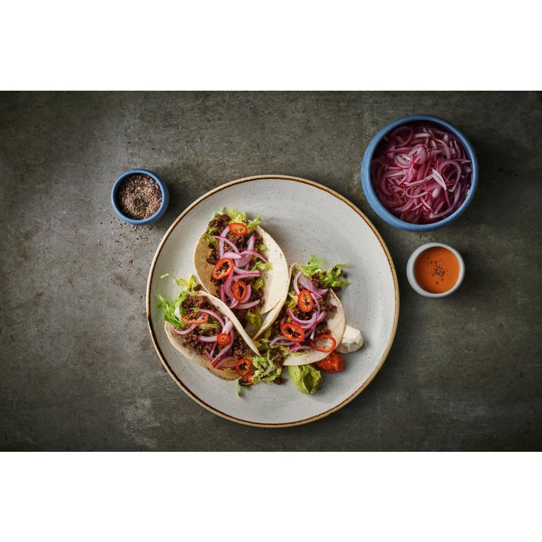 Churchill Stonecast Raw Evolve Coupe Plates Grey 260mm (12 Pack)