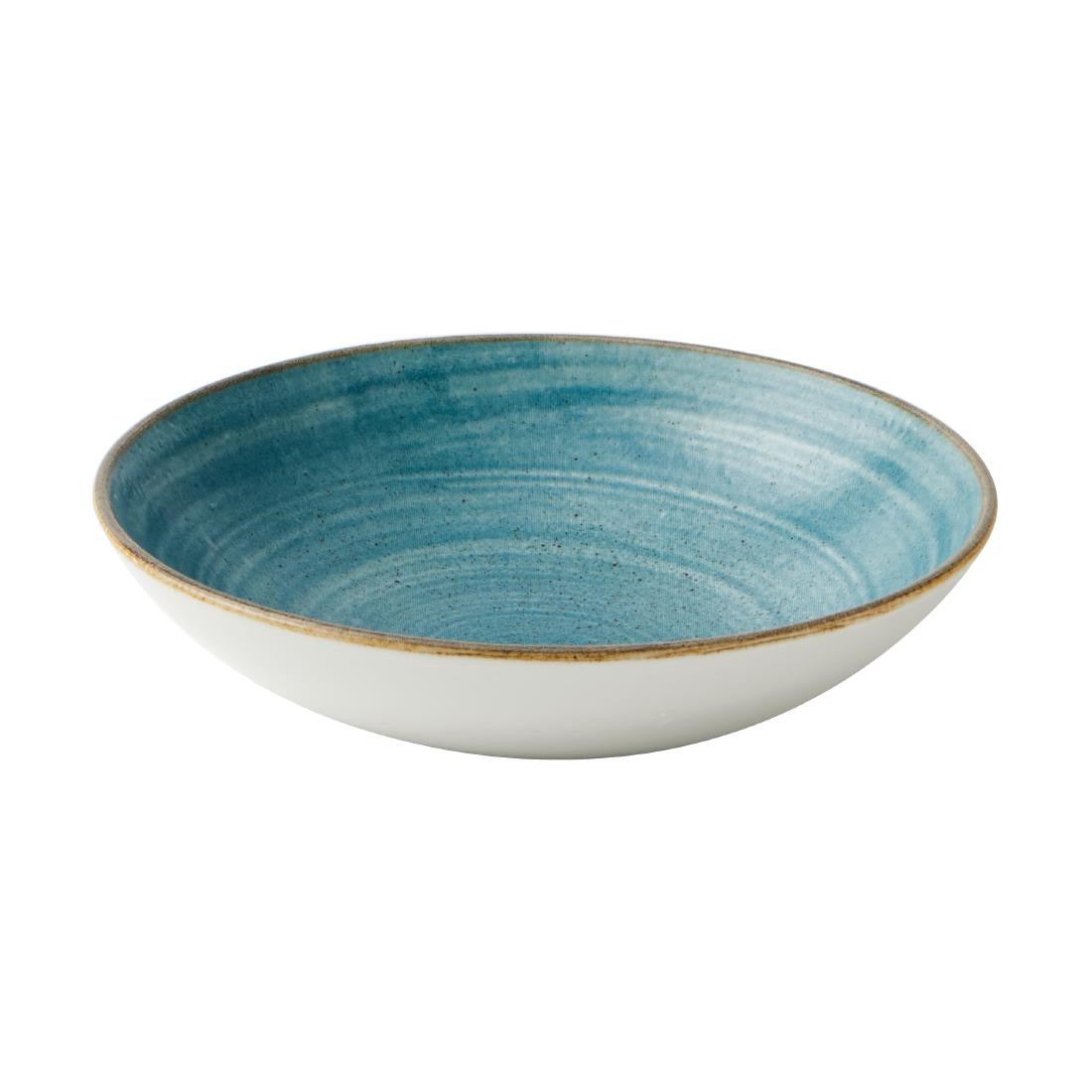 Churchill Stonecast Raw Coupe Bowls Teal 184mm (12 Pack)