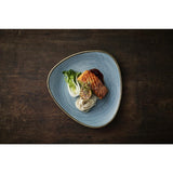 Churchill Stonecast Raw Lotus Plates Teal 254mm (12 Pack)