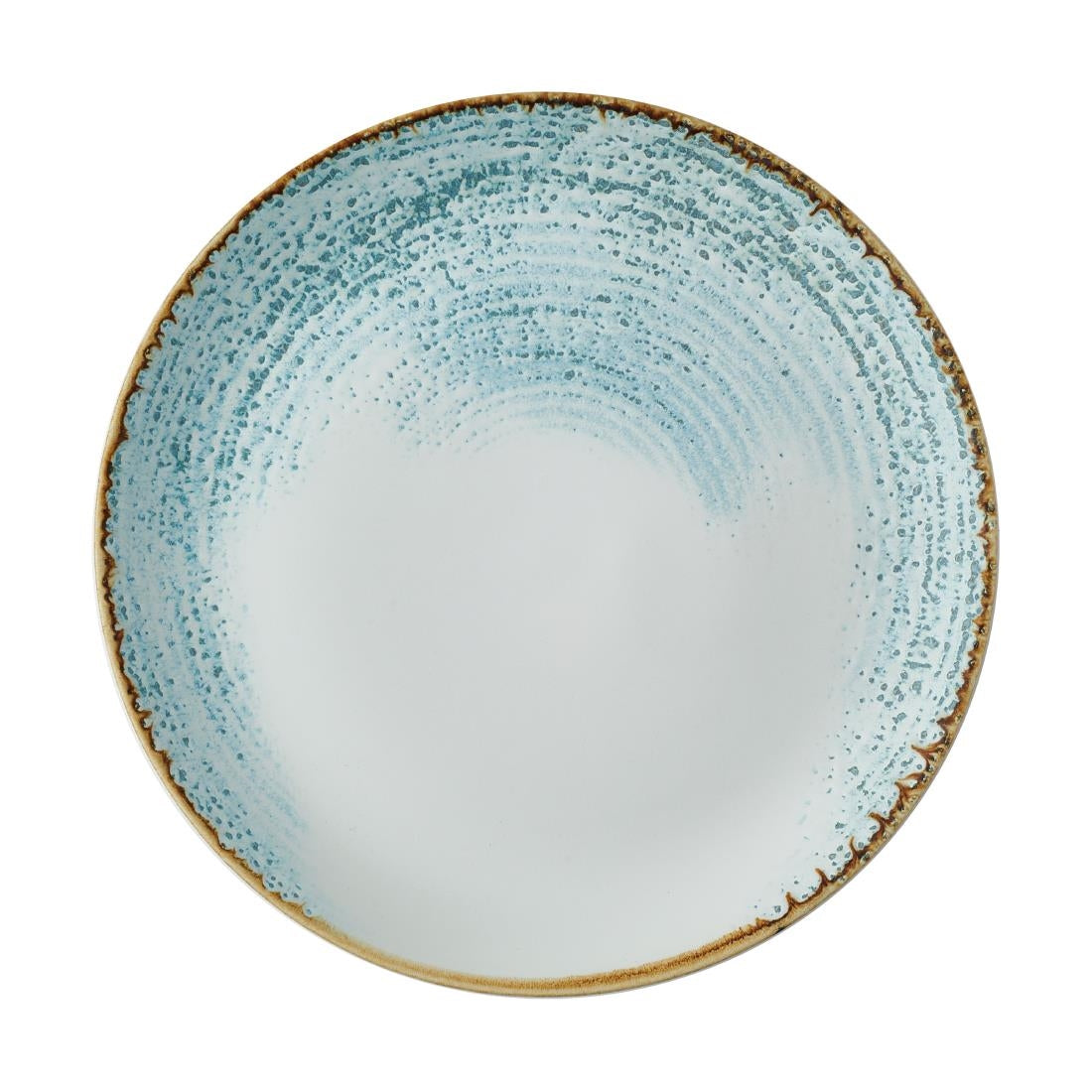 Churchill Homespun Accents Evolve Coupe Plates Aquamarine 285mm (12 Pack)