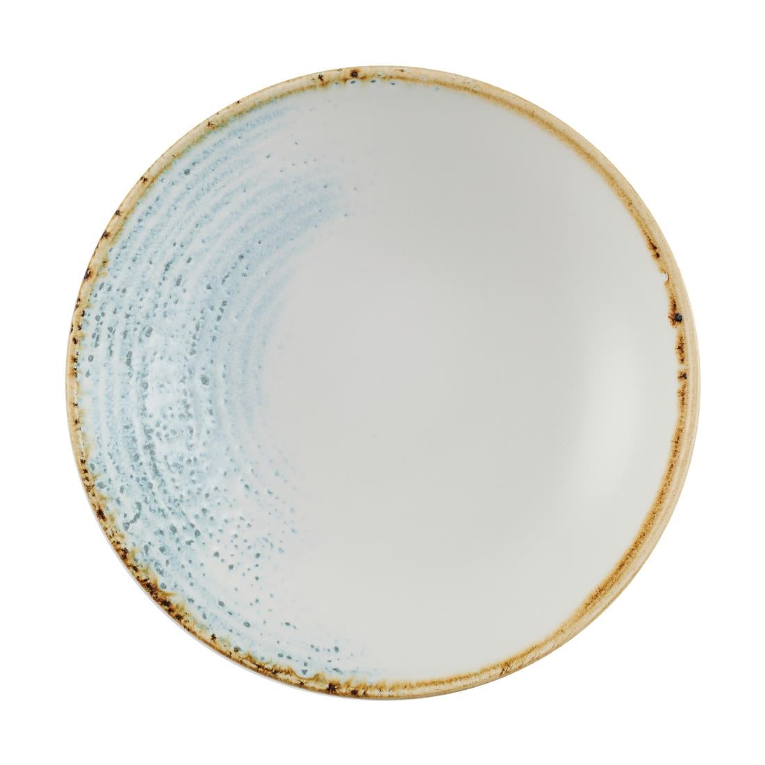 Churchill Homespun Accents Coupe Bowls Aquamarine 182mm (12 Pack)