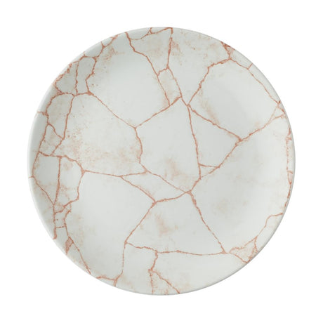 Churchill Studio Prints Kintsugi Evolve Coupe Plates Coral 220mm (12 Pack)