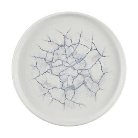 Churchill Studio Prints Kintsugi Walled Plates Pearl Grey 220mm (6 Pack)