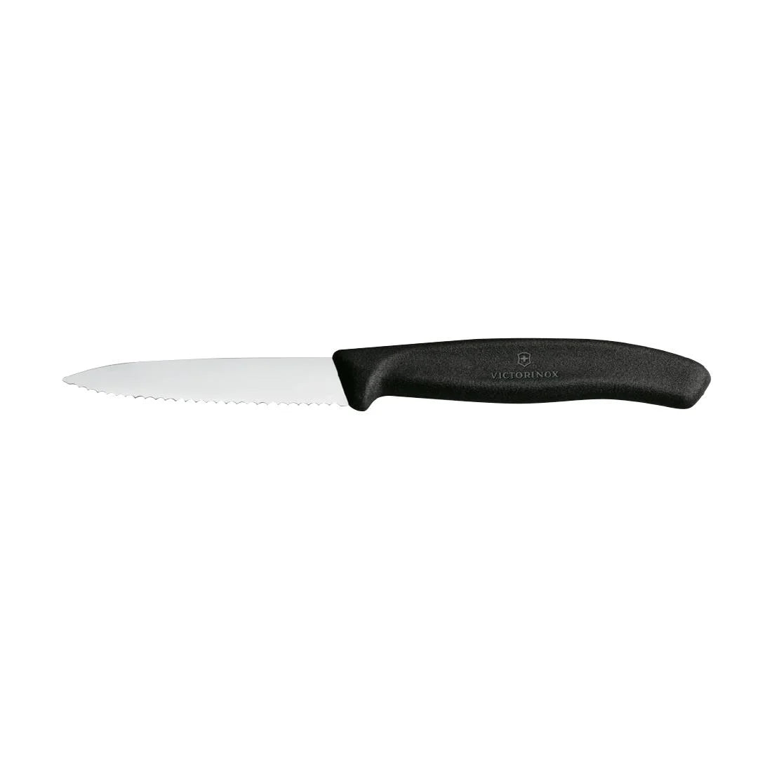 Victorinox Serrated Paring Knife Black 8cm
