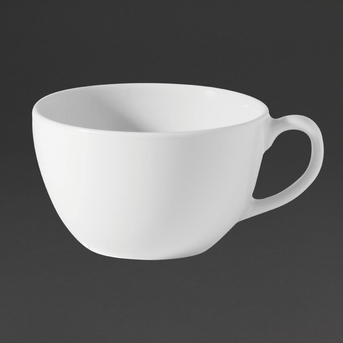 Utopia Titan Bowl-Shaped Cups White 340ml (36 Pack)