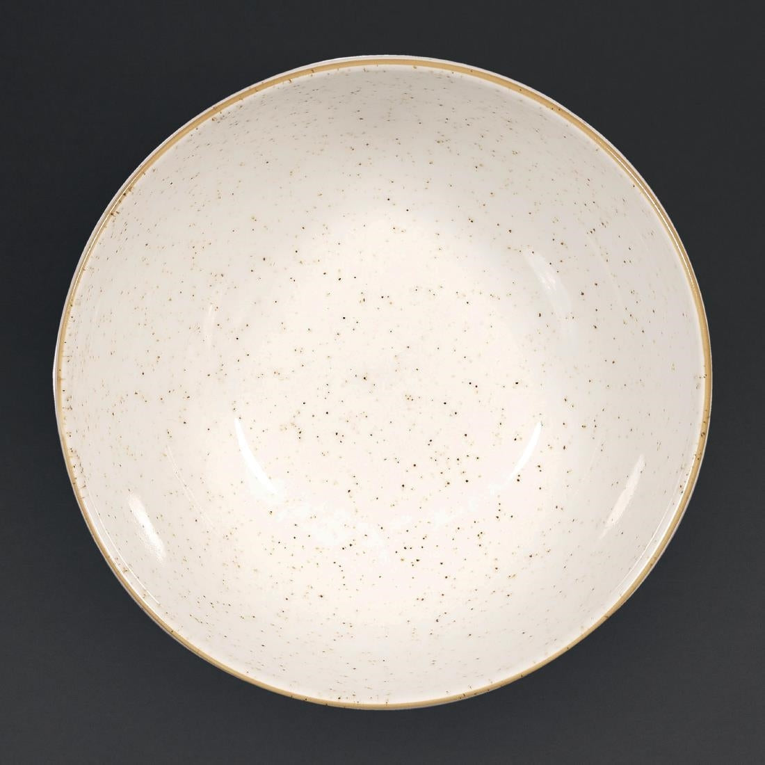 Churchill Stonecast Noodle Bowls Barley White 183mm (6 Pack)