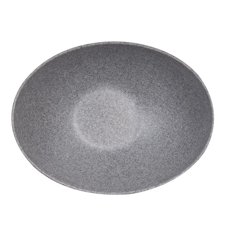 Churchill Melamine Moonstone Bowls Granite 355mm (2 Pack)