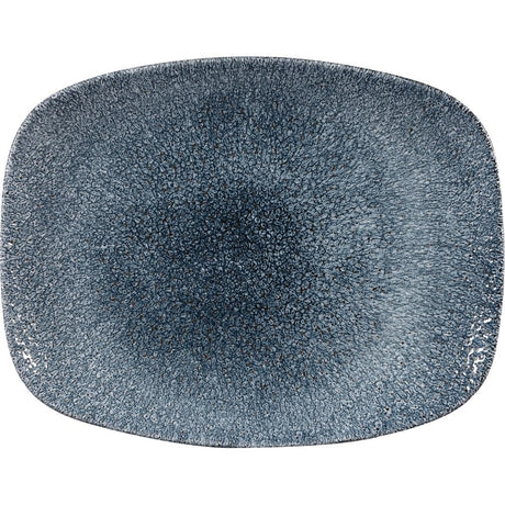 Churchill Studio Prints Raku Rectangular Plates Topaz Blue 261mm (12 Pack)