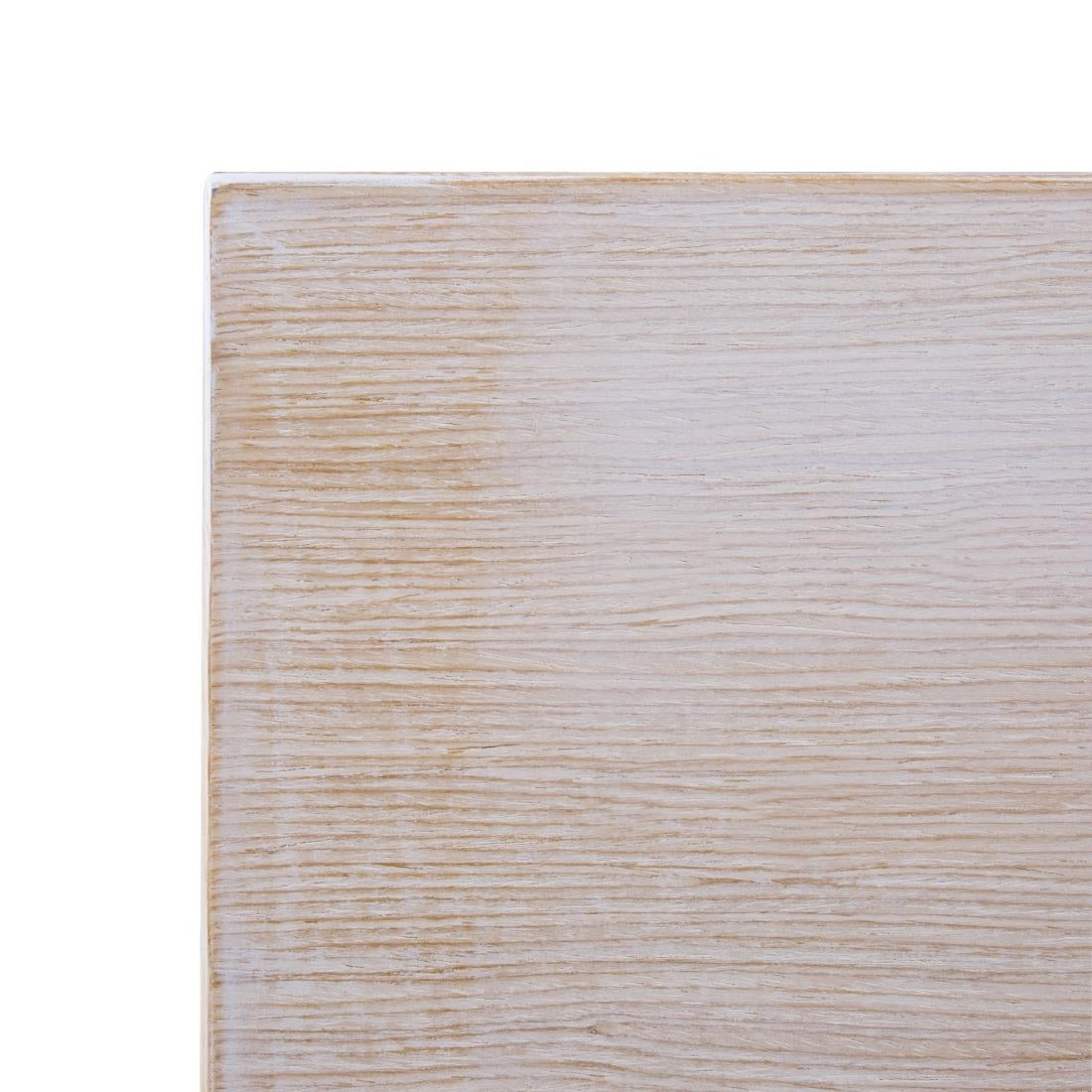 Bolero Pre-drilled Square Table Top Vintage White 700mm