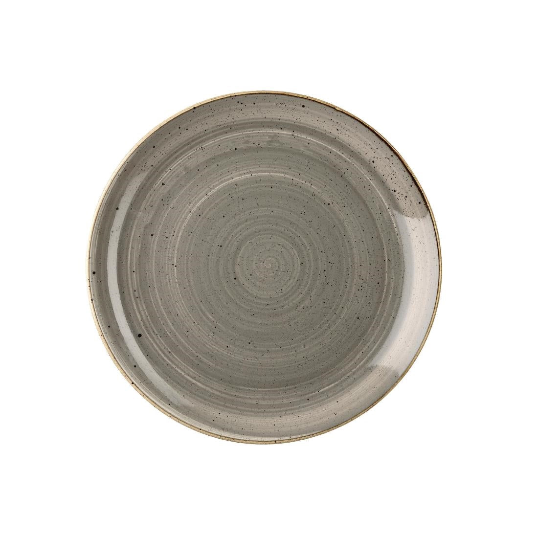 Churchill Stonecast Coupe Plates Grey 288mm (12 Pack)