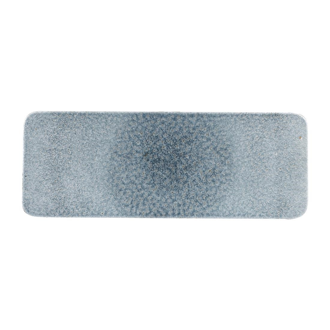 Churchill Raku Rectangular Tiles Topaz Blue 140 x 376mm (4 Pack)