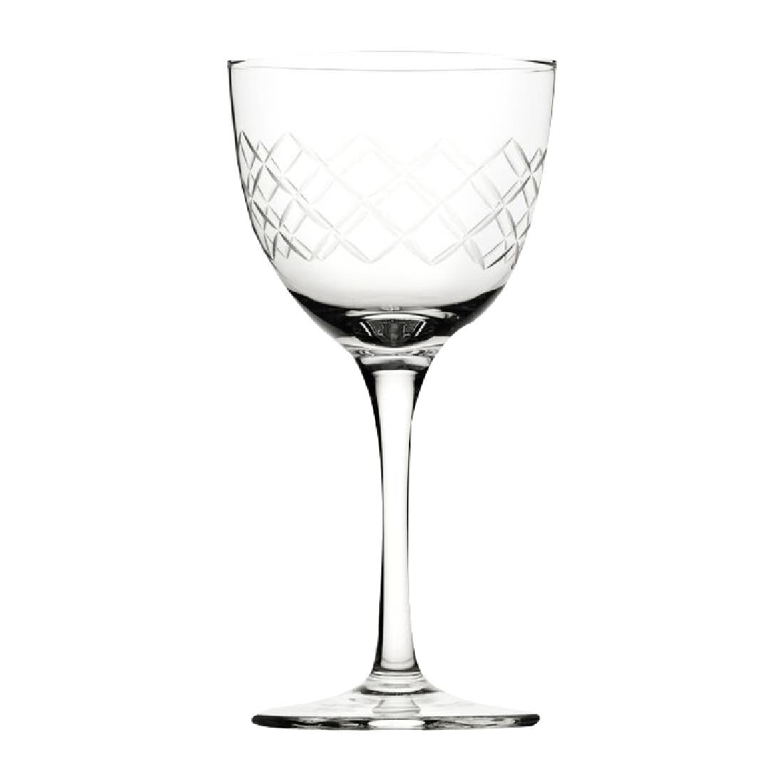 Utopia Raffles Diamond Nick and Nora Glasses 170ml (6 Pack)