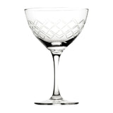 Utopia Raffles Diamond Martini Glasses 190ml (6 Pack)