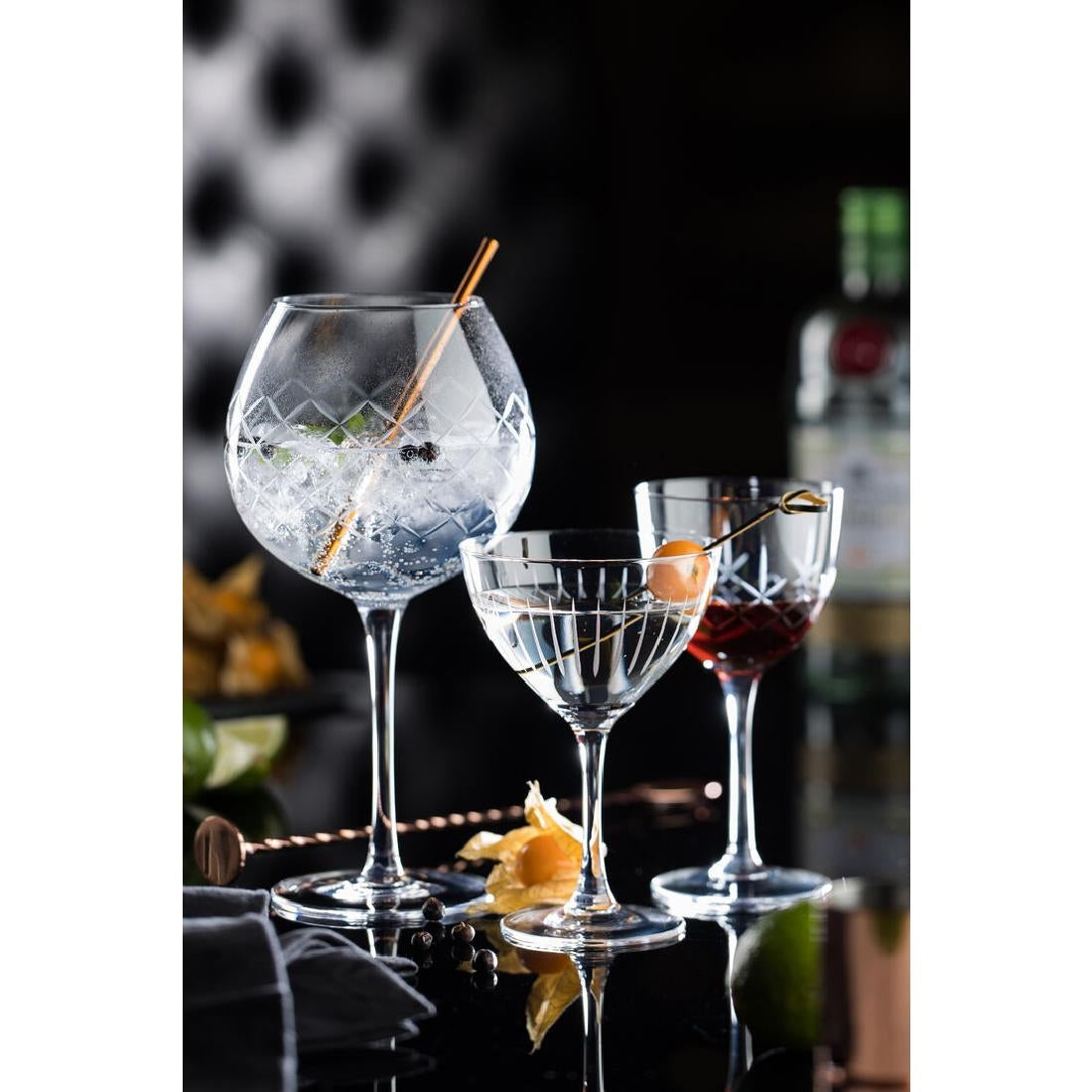 Utopia Raffles Vintage Martini Glasses 190ml (6 Pack)