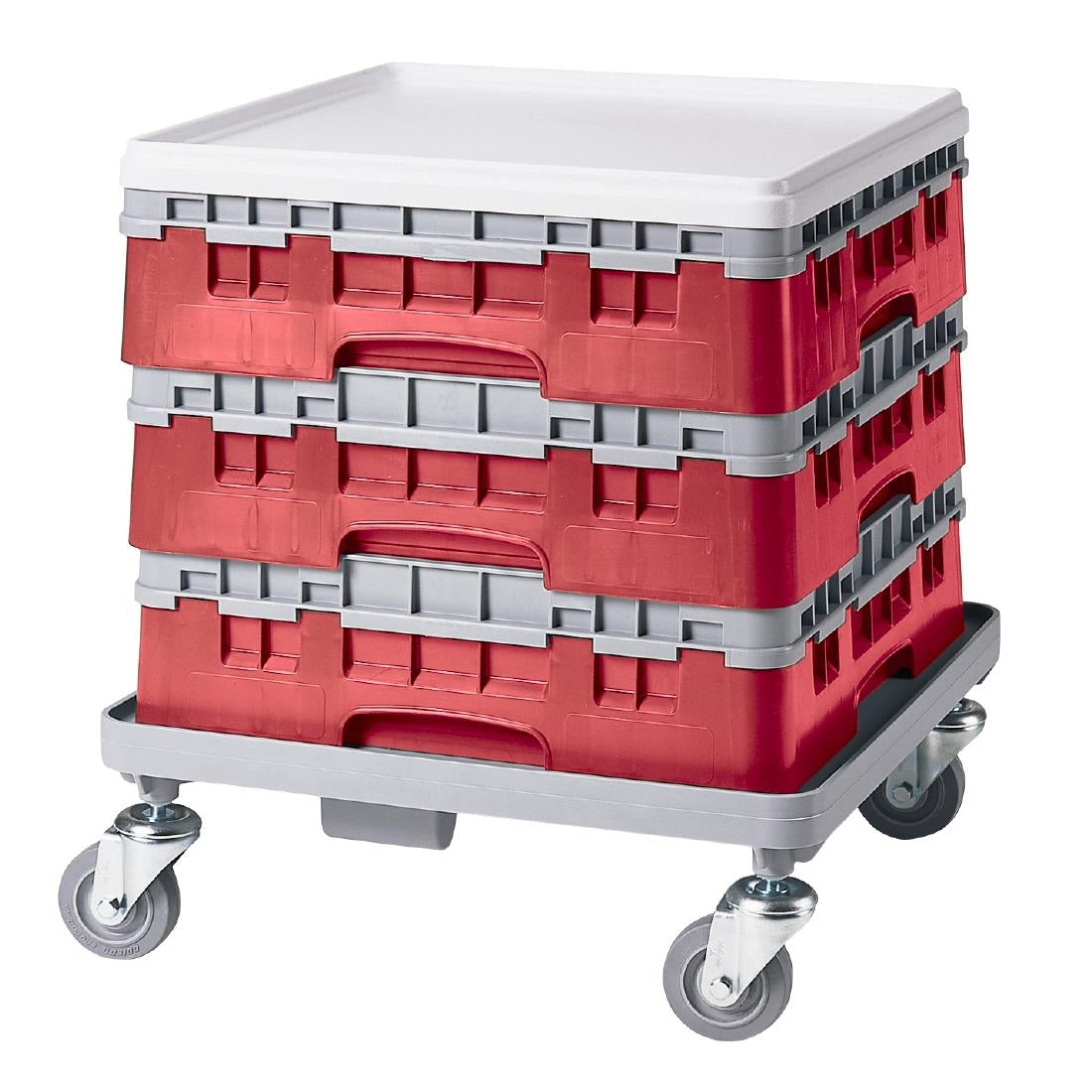 Cambro Camrack Red 25 Compartments Max Glass Height 92mm