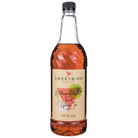 Sweetbird Watermelon Iced Green Tea Syrup 1Ltr