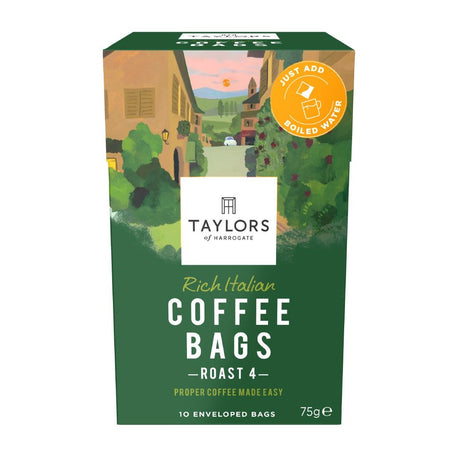 Taylors Rich Italian Coffee Bags (10 Pack)