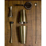 Beaumont Mezclar Throwing Strainer Antique Brass Plated
