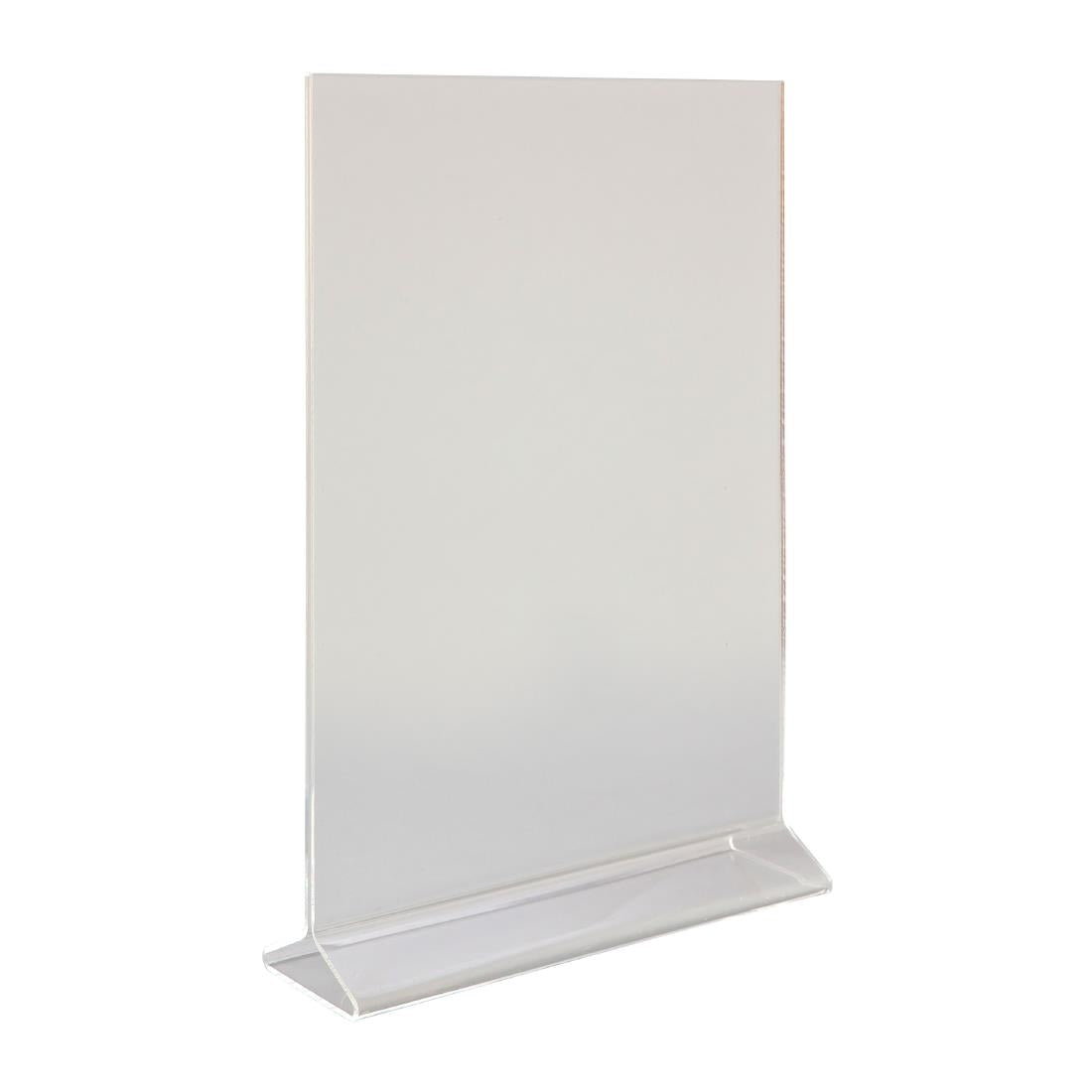 Beaumont Perspex Verical Menu Holder A4