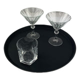 Beaumont Non-Slip Round Tray Black 355mm