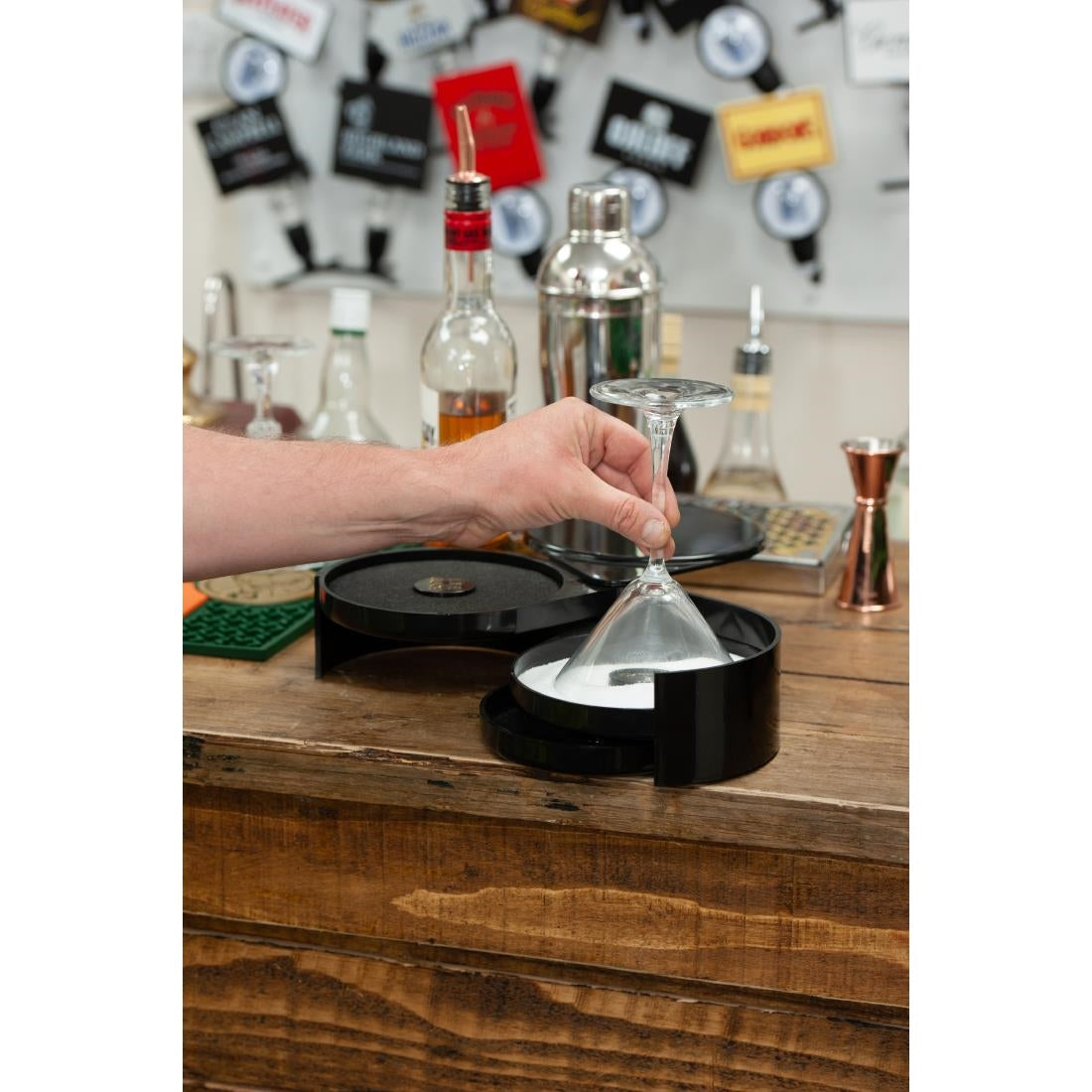 Chef Rimmer Beaumont Glass Rimmer 3 Tier Black – Chefstuff UK