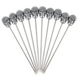 Beaumont Skull Garnish Pick (Pack of 10)
