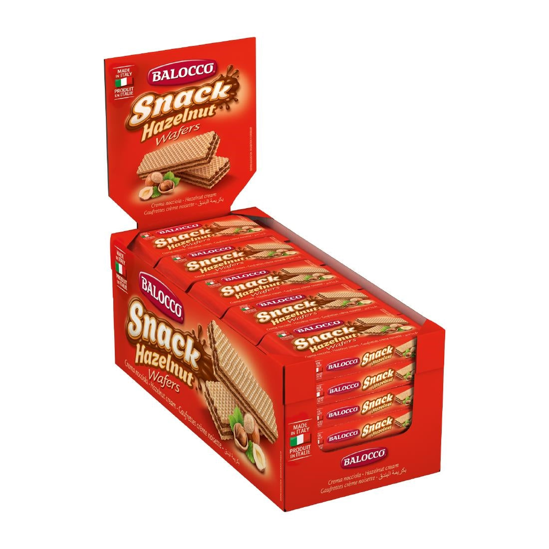 Balocco Snack Wafers Hazelnut 30x45g