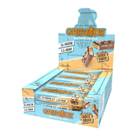 Grenade Protein Bar Choc Chip Cookie Dough 60g (12 pack)
