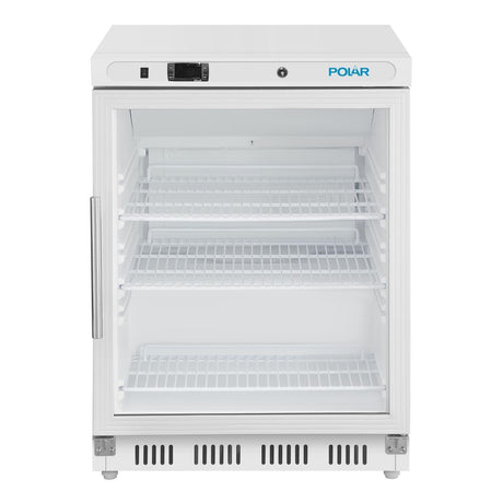 Polar C-Series Under Counter Display Fridge 150Ltr White