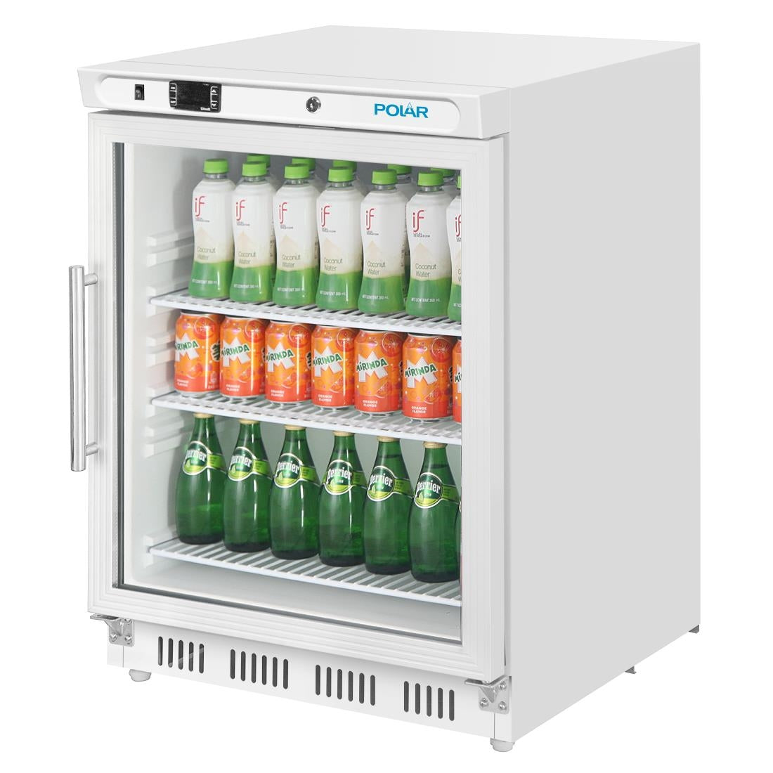 Polar C-Series Under Counter Display Fridge 150Ltr White