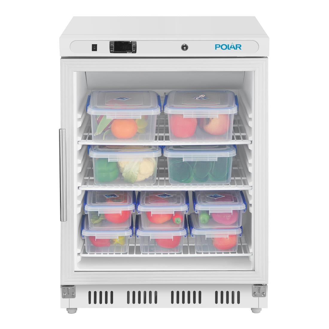 Polar C-Series Under Counter Display Fridge 150Ltr White