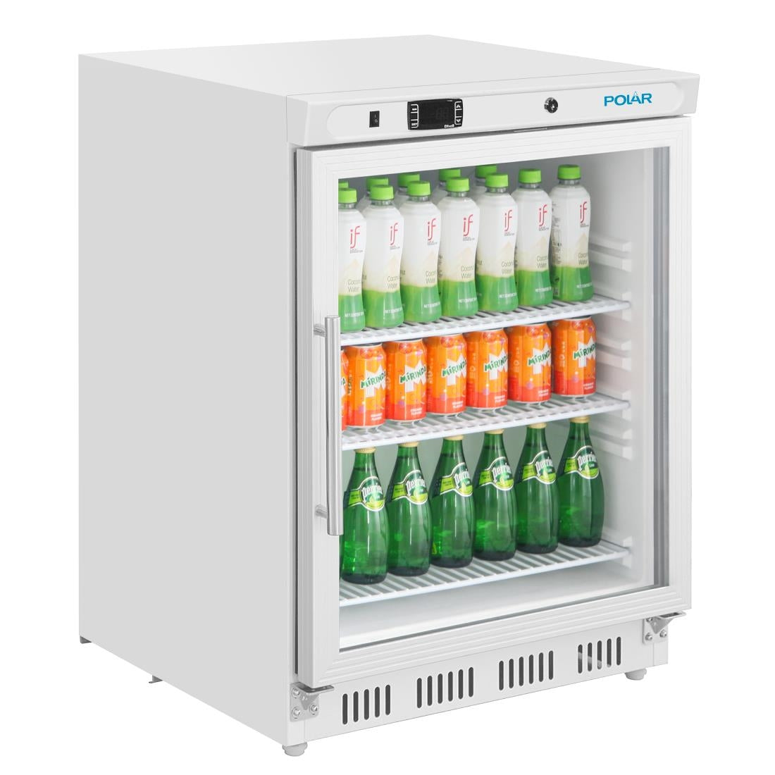 Polar C-Series Under Counter Display Fridge 150Ltr White