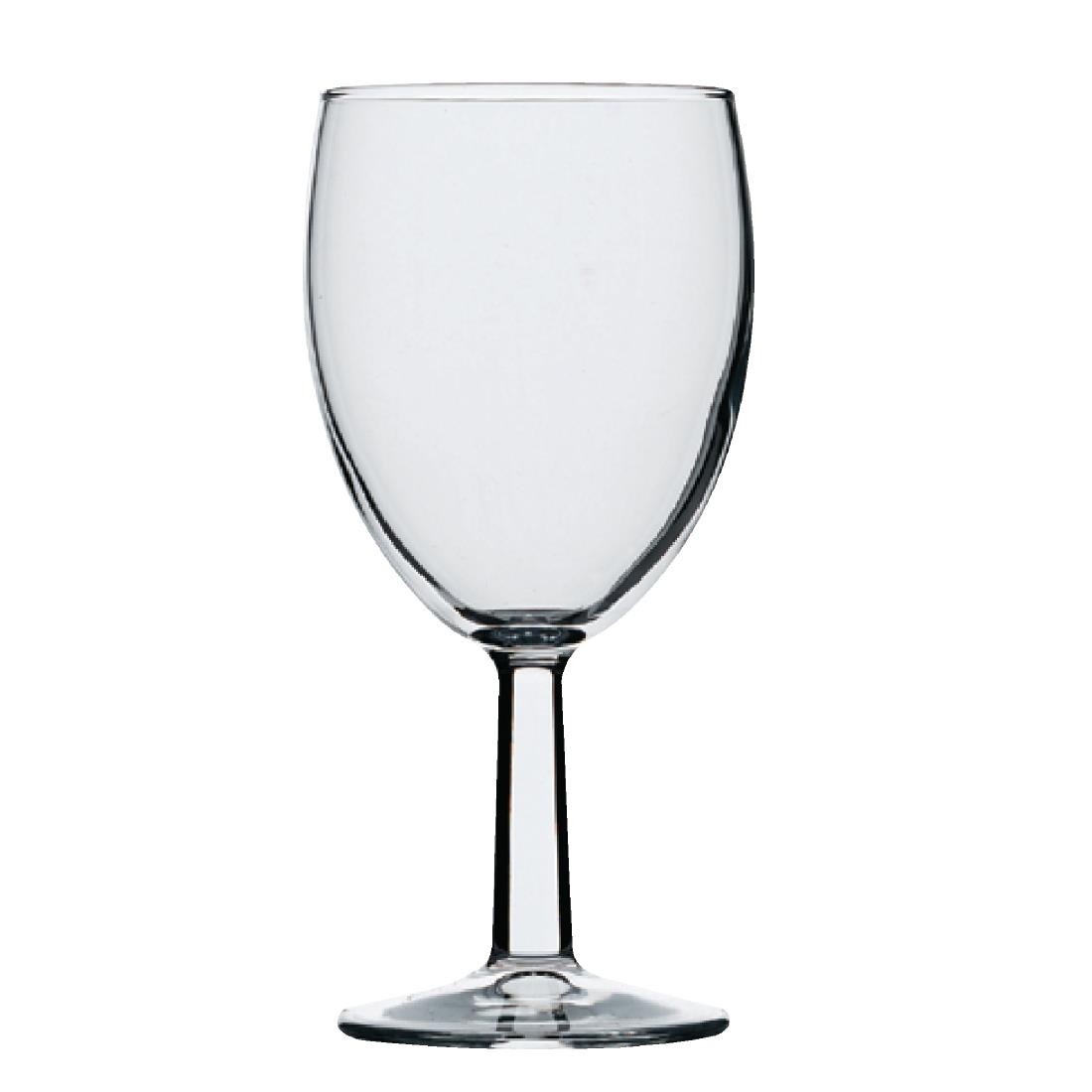 Utopia Saxon Wine Goblets 200ml CE Marked at 125ml (48 pack)